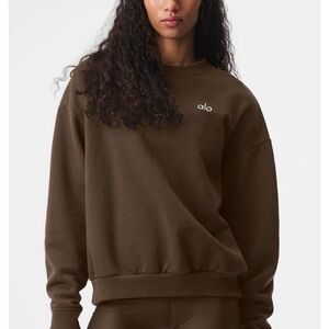 ALO Yoga Women's Dark Brown Sweatshirt